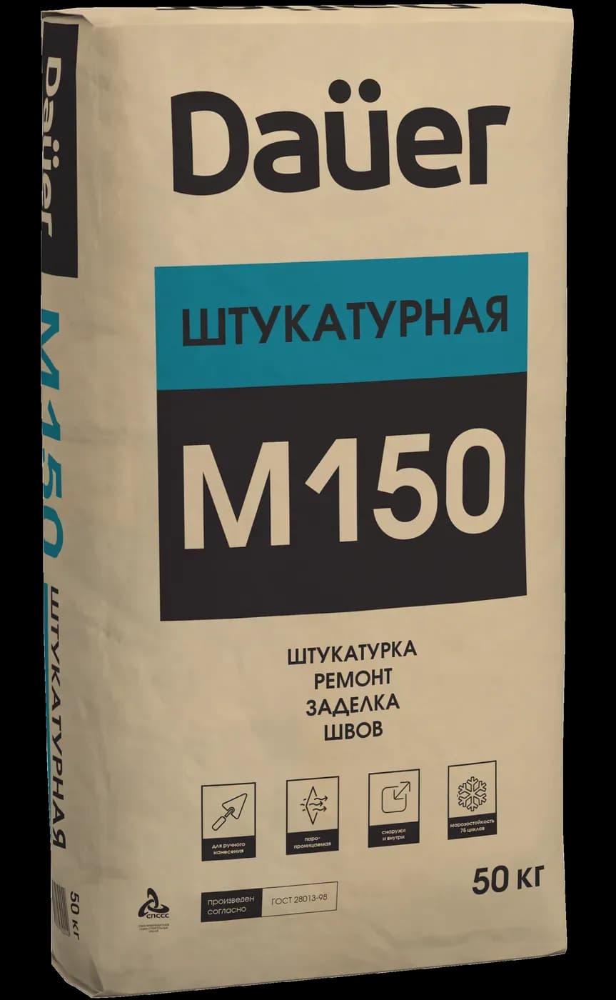 Сухая смесь штукатурная Dauer М-150