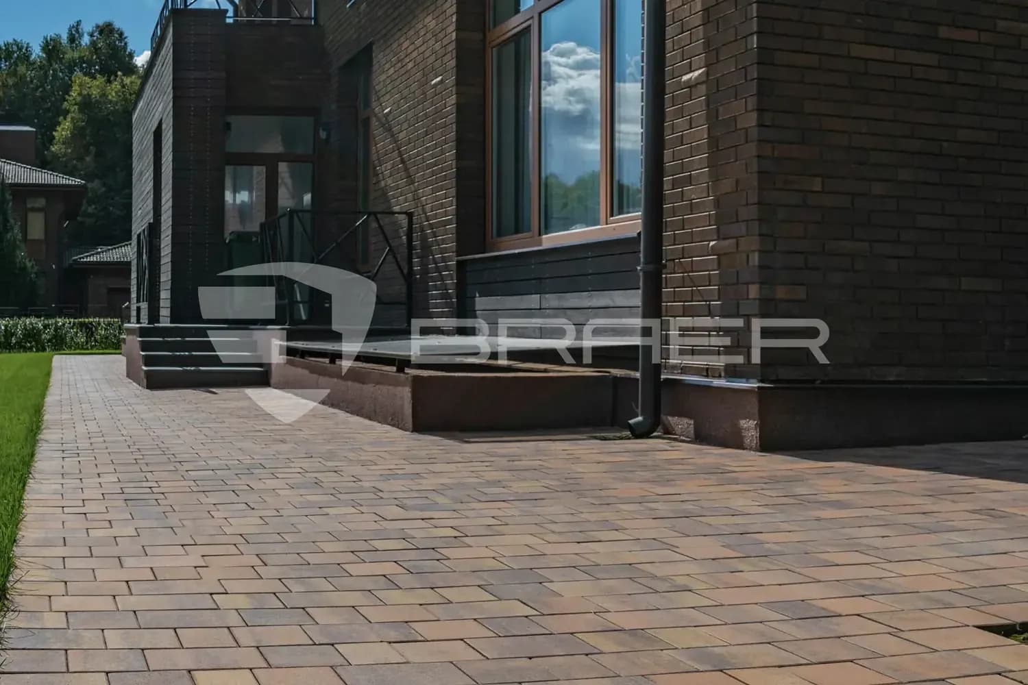 Тротуарная плитка Старый город Венусбергер, Color Mix Прайд, 40 мм, фото 4