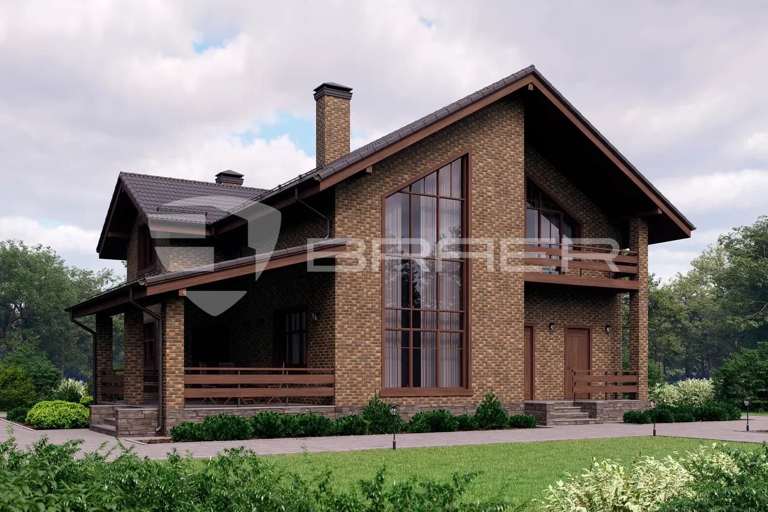 Кирпич облицовочный Limited Этна, кора дуба, 1 НФ, фото 6