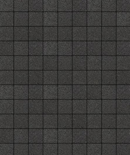 Тротуарная плитка Квадрат 100×100 мм, Черный, стандарт на белом, фото 3
