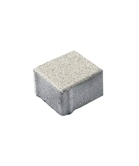 Тротуарная плитка Квадрат 100×100 мм, Стандарт Белый, фото 2