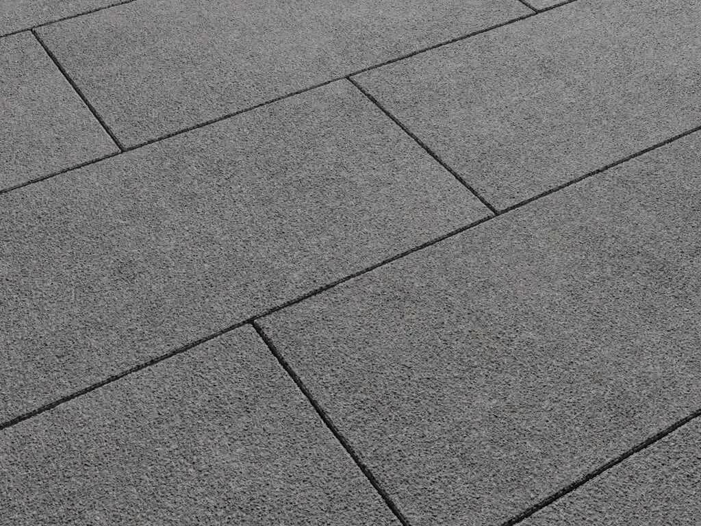 Тротуарная плитка Прямоугольник 600×300 мм, Серый, гранит на белом, фото 5
