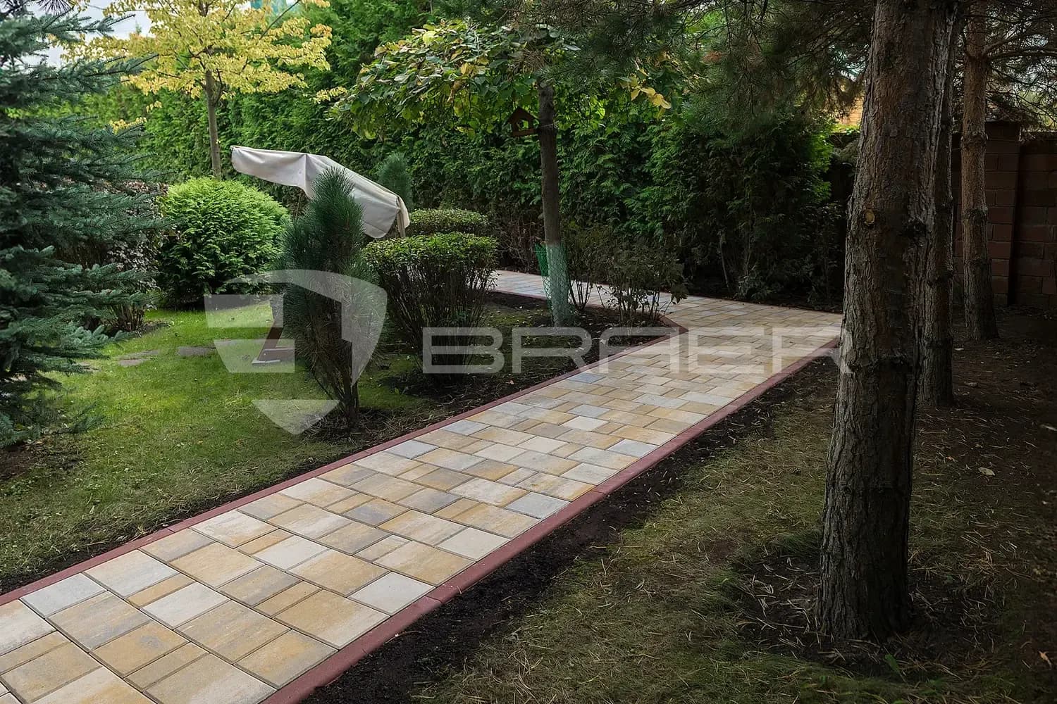 Тротуарная плитка Мозаика, Color Mix Песчаник, 60 мм, фото 4