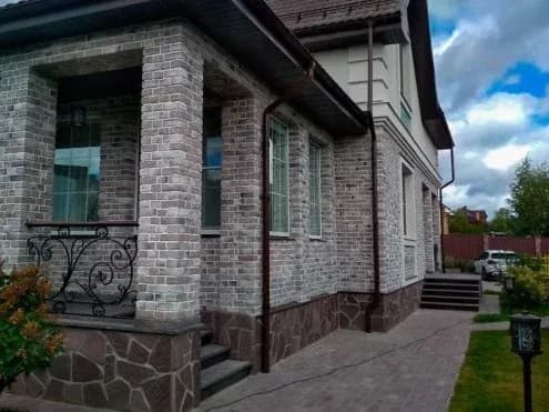 Искусственный камень Берн Брик 395-80, серый, фото 2