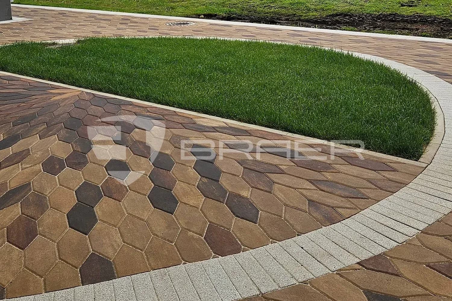 Тротуарная плитка Ригель 2.0, Мрамор Select, 60 мм, фото 3