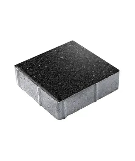 Тротуарная плитка Квадрат 300×300 мм, Стоунмикс чёрный