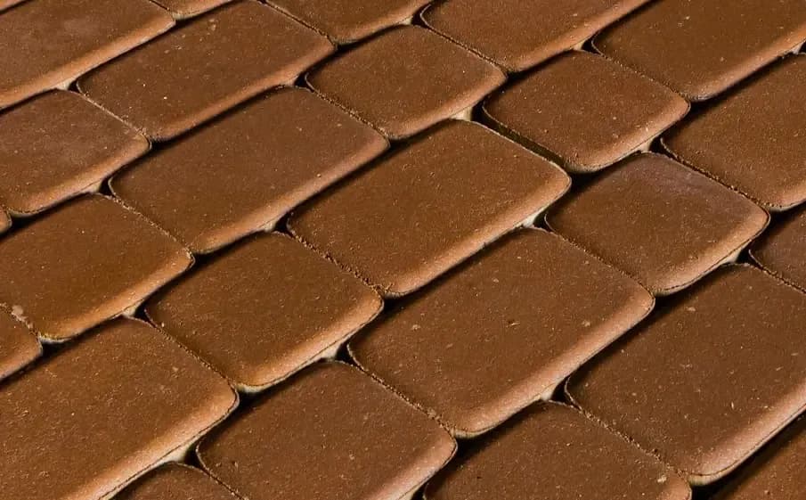 Тротуарная плитка Классико, Коричневый, стандарт на белом, фото 6