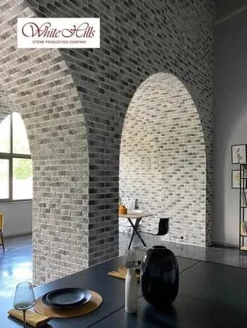 Искусственный камень Бремен Брик 308-80, серый, фото 3