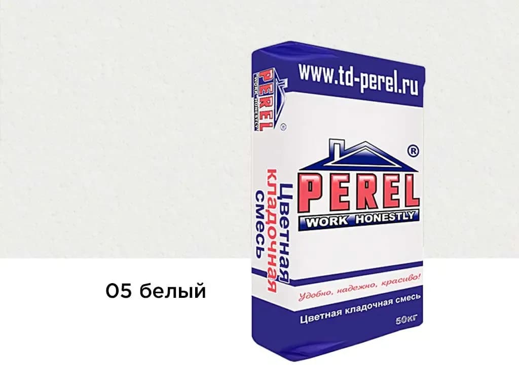 Смесь Perel NL 0105, белая, кладочная, 50 кг, фото 2