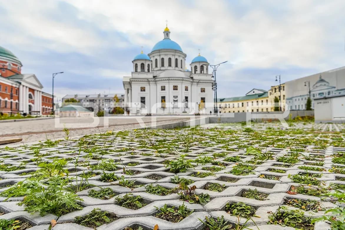 Газонная решётка Меба, Серый, h=100 мм, фото 6