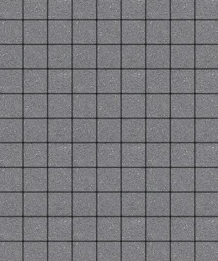 Тротуарная плитка Квадрат 100×100 мм, Серый, стандарт на белом, фото 3