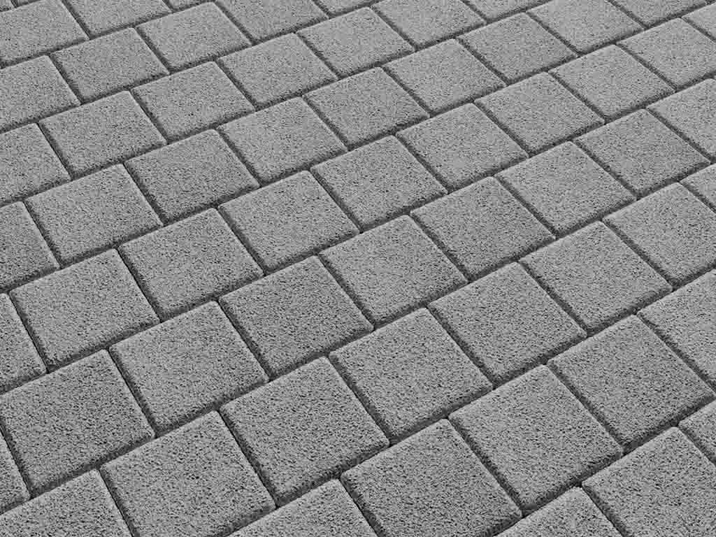 Тротуарная плитка Квадрат 100×100 мм, Гранит Белый, фото 7
