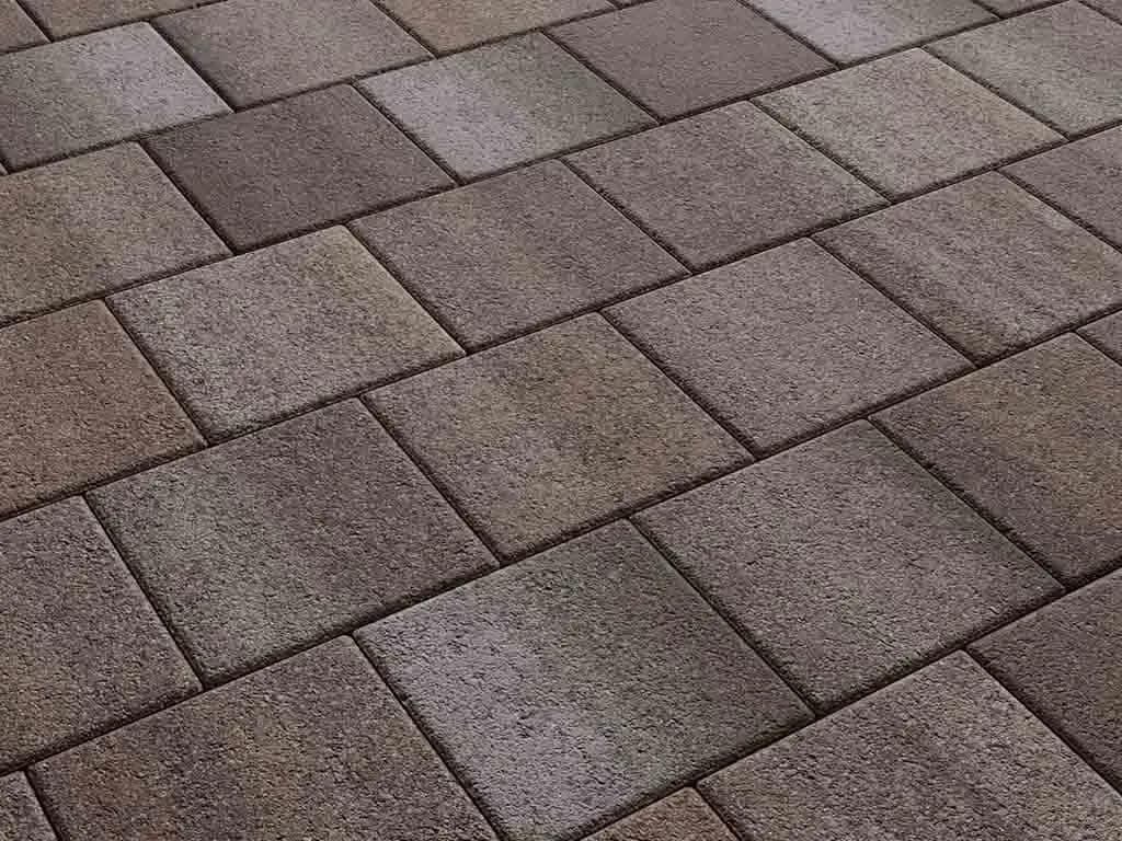 Тротуарная плитка Квадрат 200×200 мм, Листопад Хаски, гранит на антраците, фото 6
