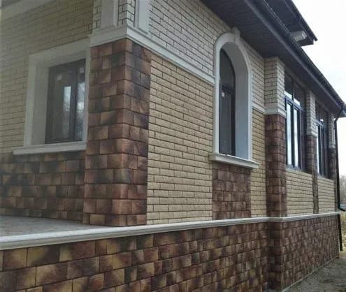 Искусственный камень Шинон 411-40, коричневый, фото 3