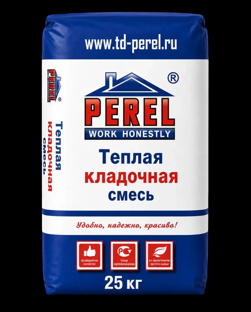 Смесь Perel TKS 2020, тёплая, кладочная, 25 кг
