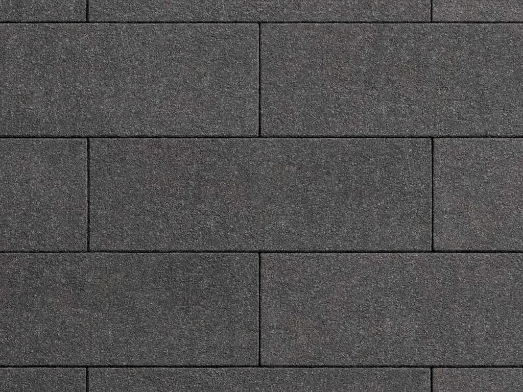Тротуарная плитка Прямоугольник 600×200 мм, Черный, гранит на белом, фото 4