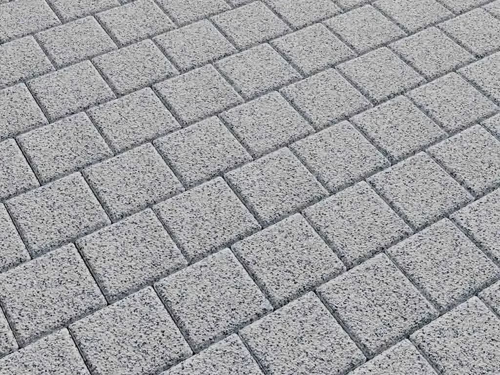 Тротуарная плитка Квадрат 100×100 мм, Стоунмикс белый с чёрным, фото 7