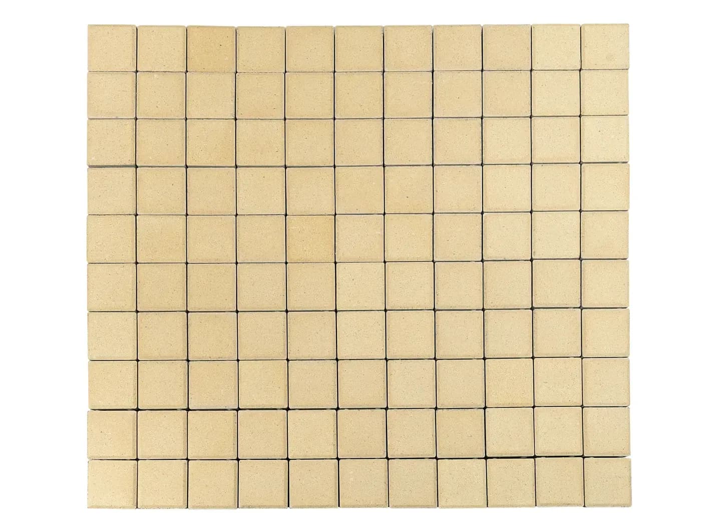 Тротуарная плитка Лувр, Песочный, 100×100 мм, 60 мм, фото 2