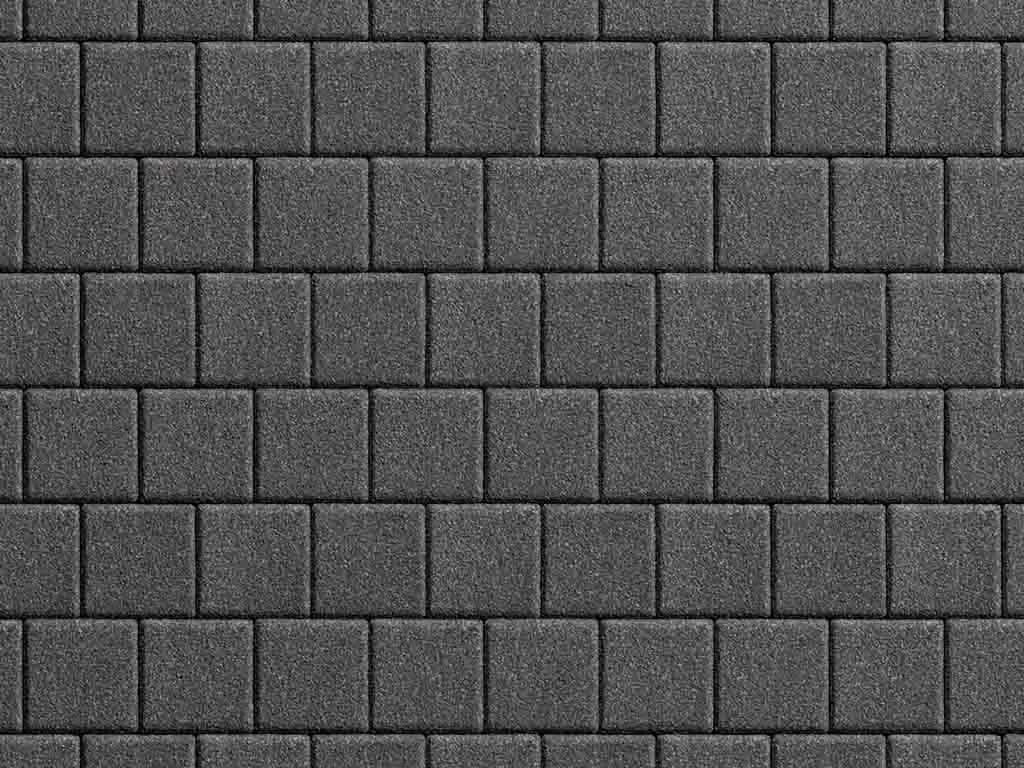 Тротуарная плитка Квадрат 100×100 мм, Черный, гранит на белом, фото 6