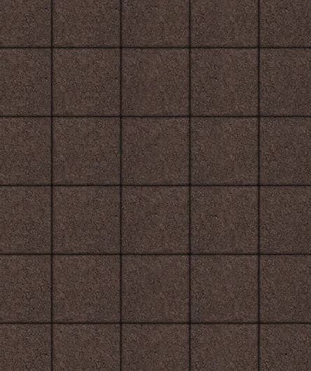 Тротуарная плитка Квадрат 200×200 мм, Коричневый, гранит на белом, фото 5