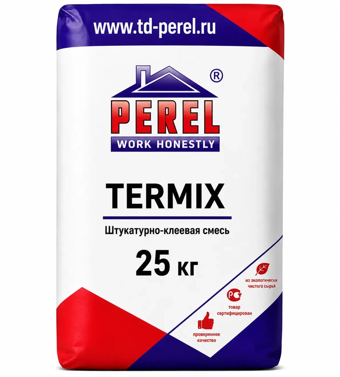 Смесь Perel Termix, штукатурно-клеевая, 25 кг