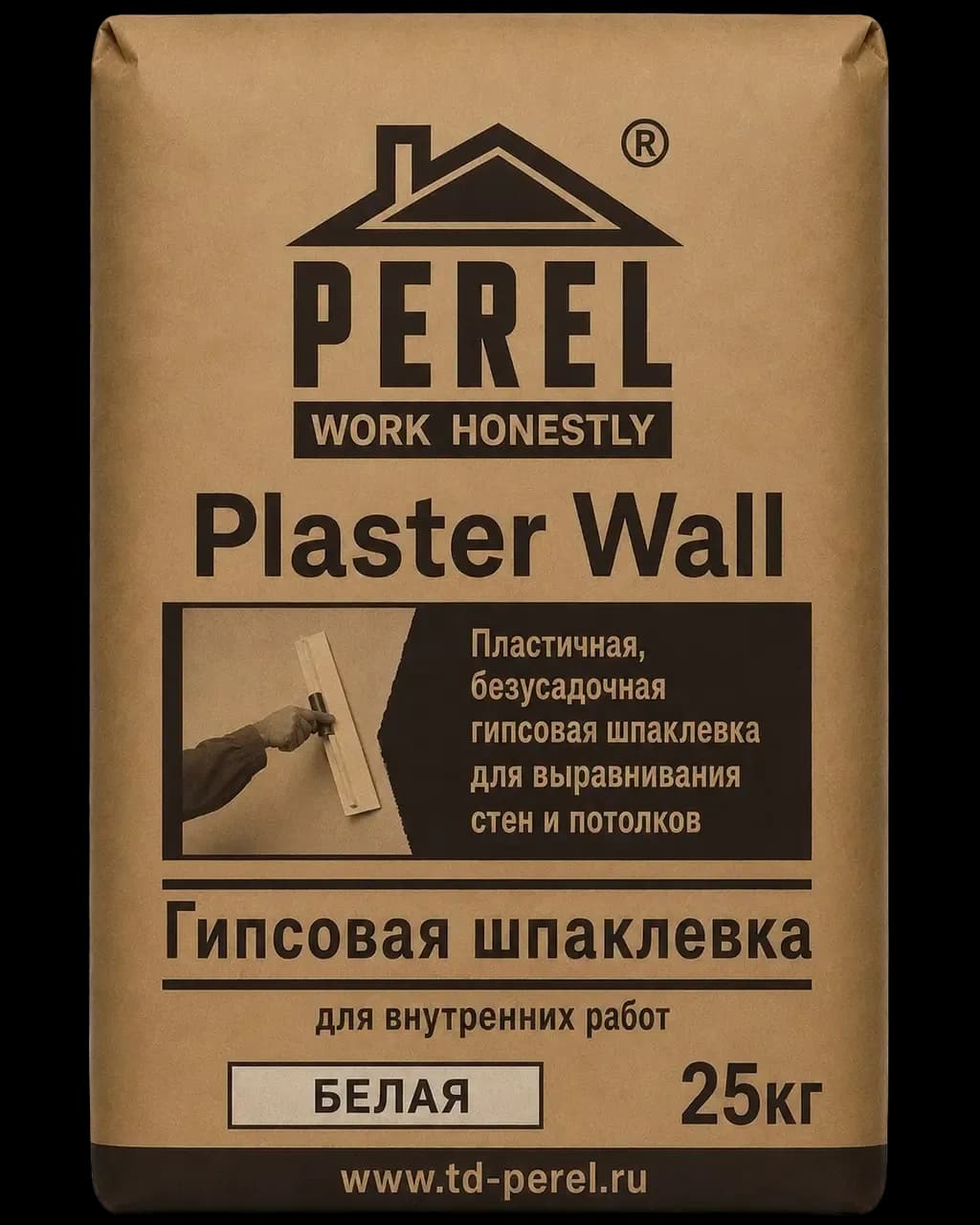 Perel Plaster Wall, белая, 25 кг, шпаклевка гипсовая