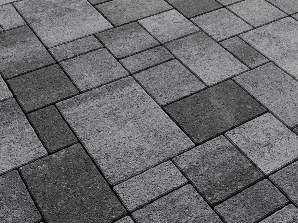 Тротуарная плитка Мюнхен, Листопад Гранит Антрацит, фото 5