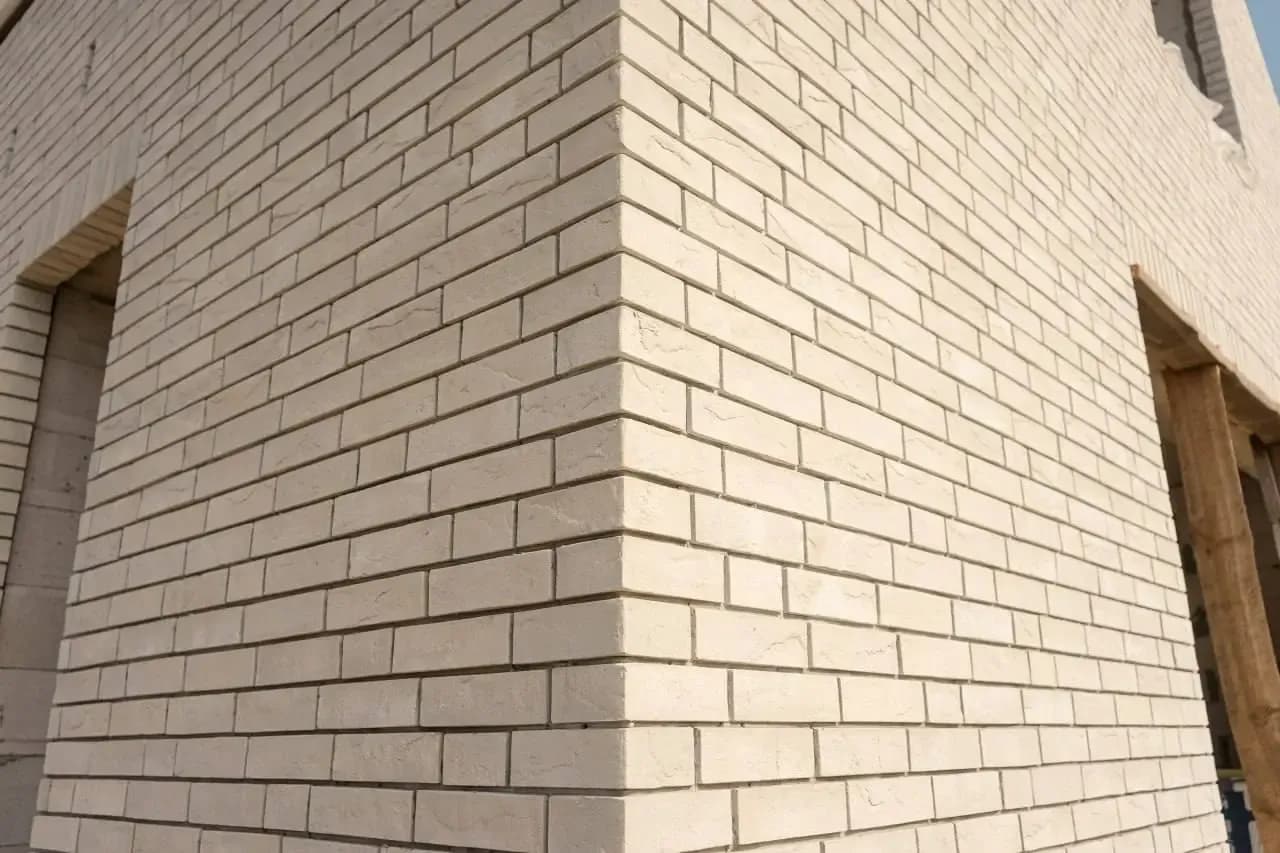 Кирпич ручной формовки слоновая кость, 215×51×65 мм, фото 5