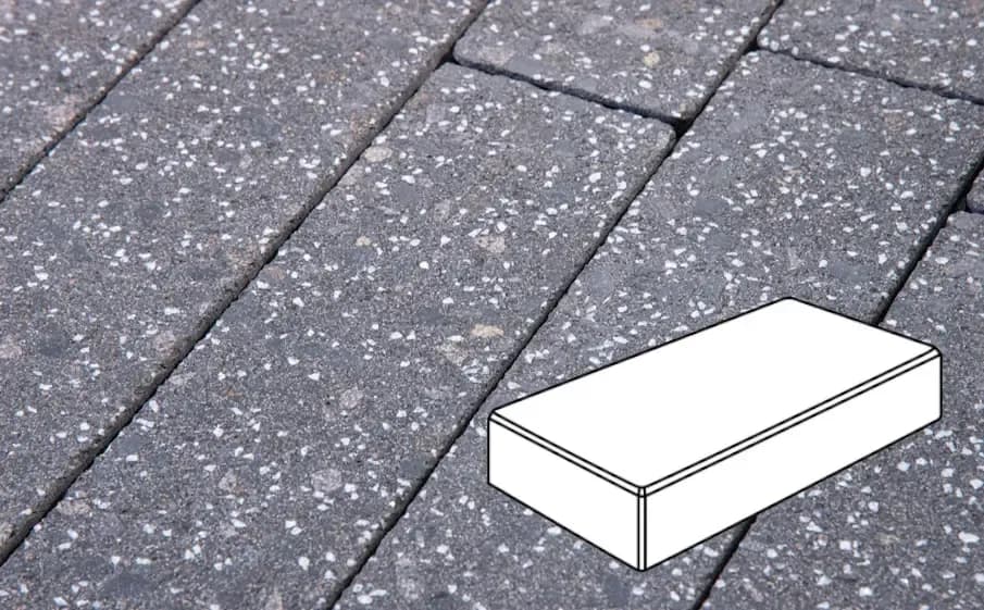Тротуарная плитка Картано Гранде 300×200×80 мм, Гранит Сити Finerro, фото 3