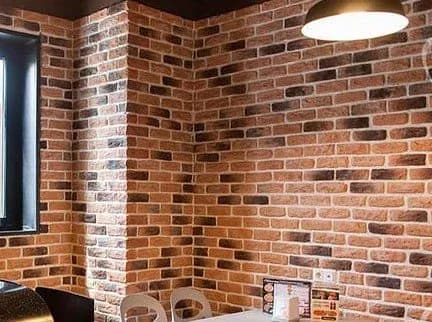 Искусственный камень Брюгге Брик 316-50, красный, фото 3