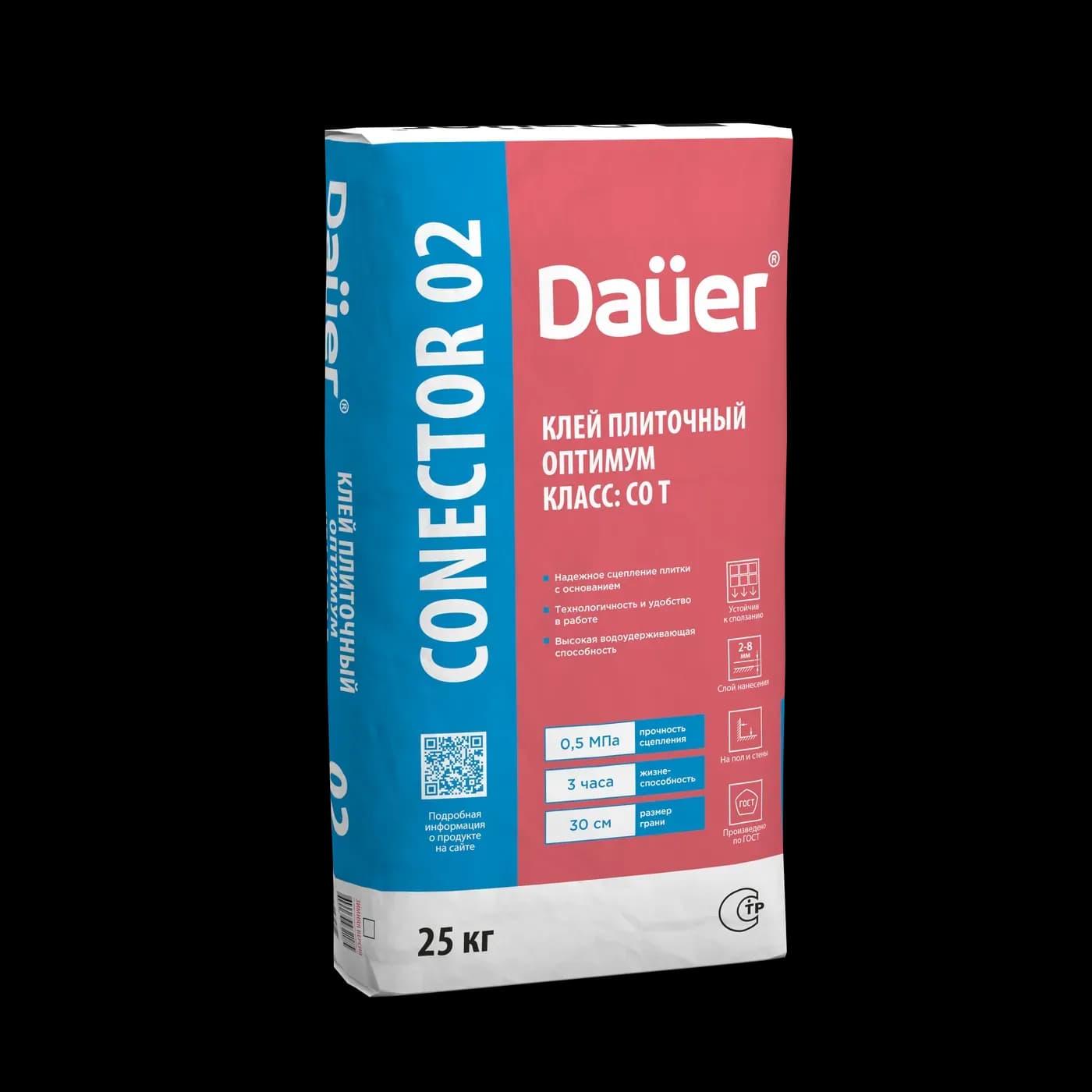 Клей оптимум С0 Т Dauer CONECTOR 02