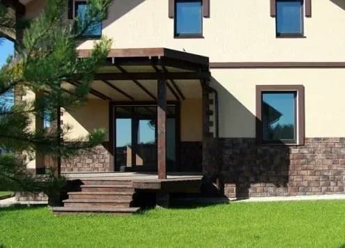 Искусственный камень Шинон 412-90, коричневый, фото 3