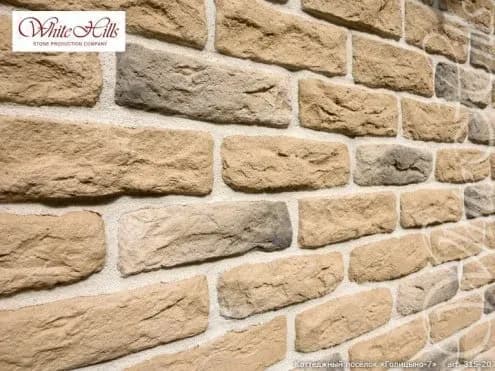 Угловой элемент Брюгге Брик 315-25, бежевый / серый, фото 7