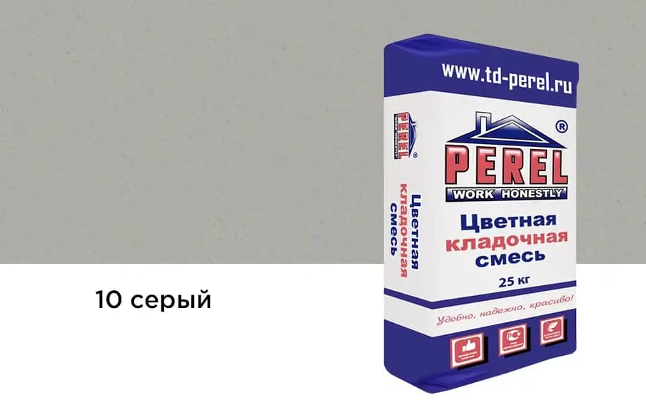 Смесь Perel NL, серая, кладочная, 25 кг, фото 3
