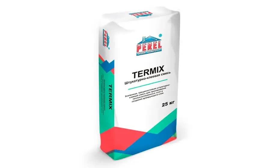 Смесь Perel Termix-M, штукатурно-клеевая, 25 кг, фото 2