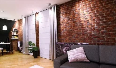 Искусственный камень Торн Брик 329-40, красный, фото 3