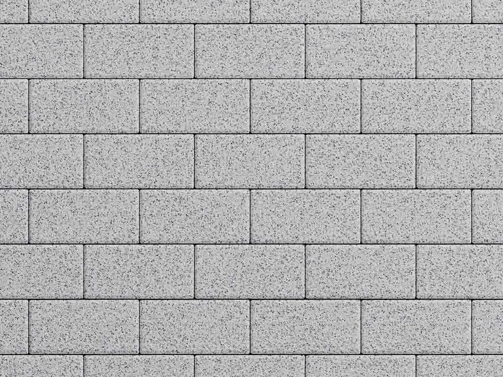 Тротуарная плитка Прямоугольник 100×200 мм, Стоунмикс белый с чёрным, фото 5