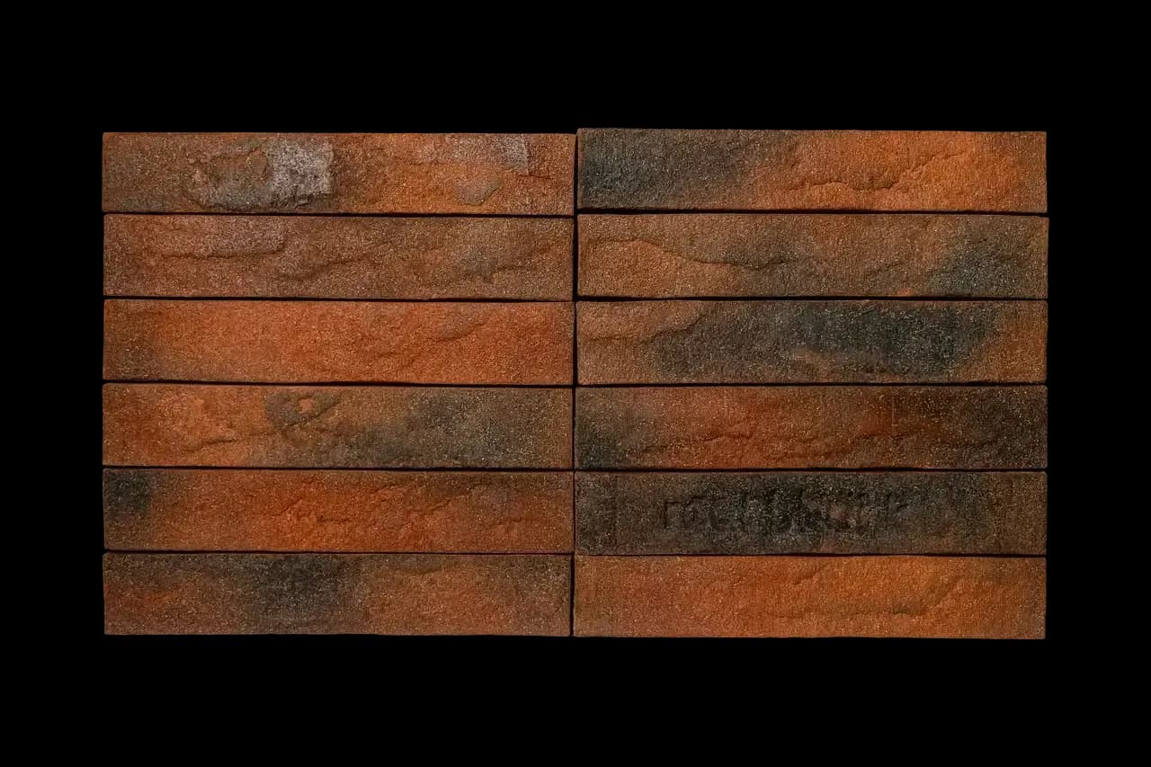 Кирпич ручной формовки глина, 290×50×40 мм, фото 2