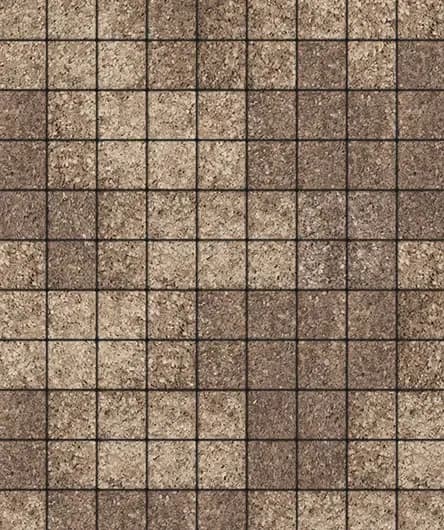 Тротуарная плитка Квадрат 100×100 мм, Листопад Хаски стандарт, гладкая на антраците, фото 3