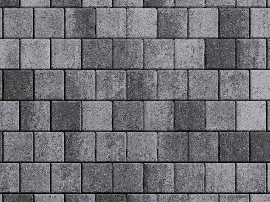 Тротуарная плитка Квадрат 100×100 мм, Листопад Гранит Антрацит, фото 5