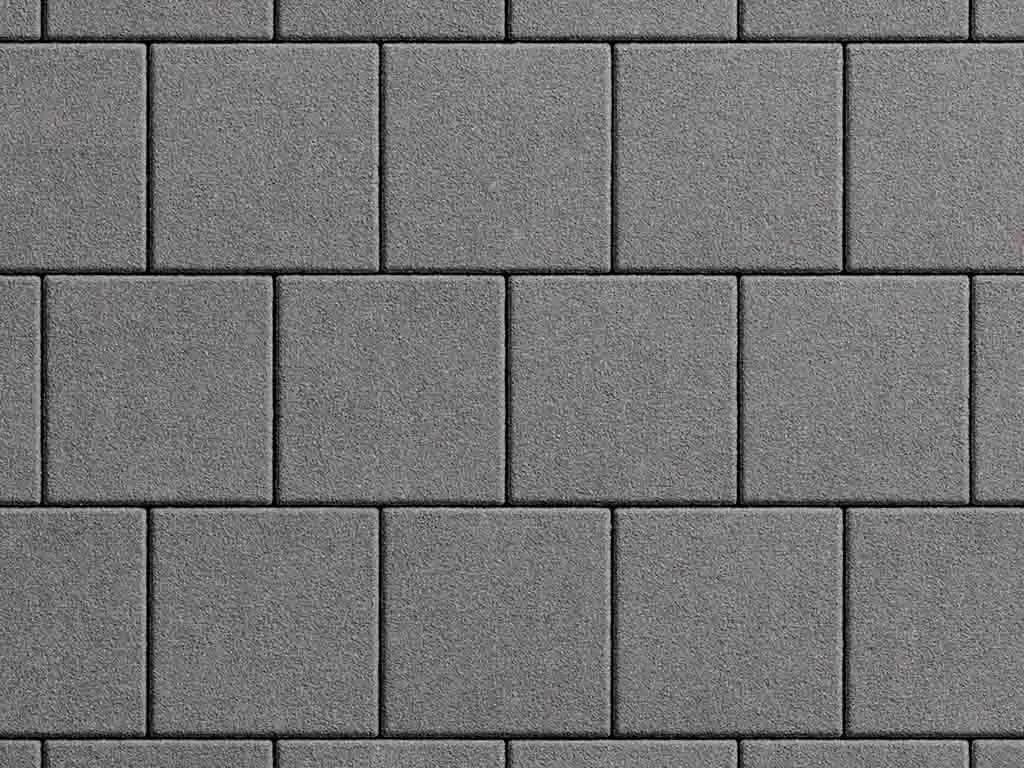 Тротуарная плитка Квадрат 200×200 мм, Серый, гранит на белом, фото 7