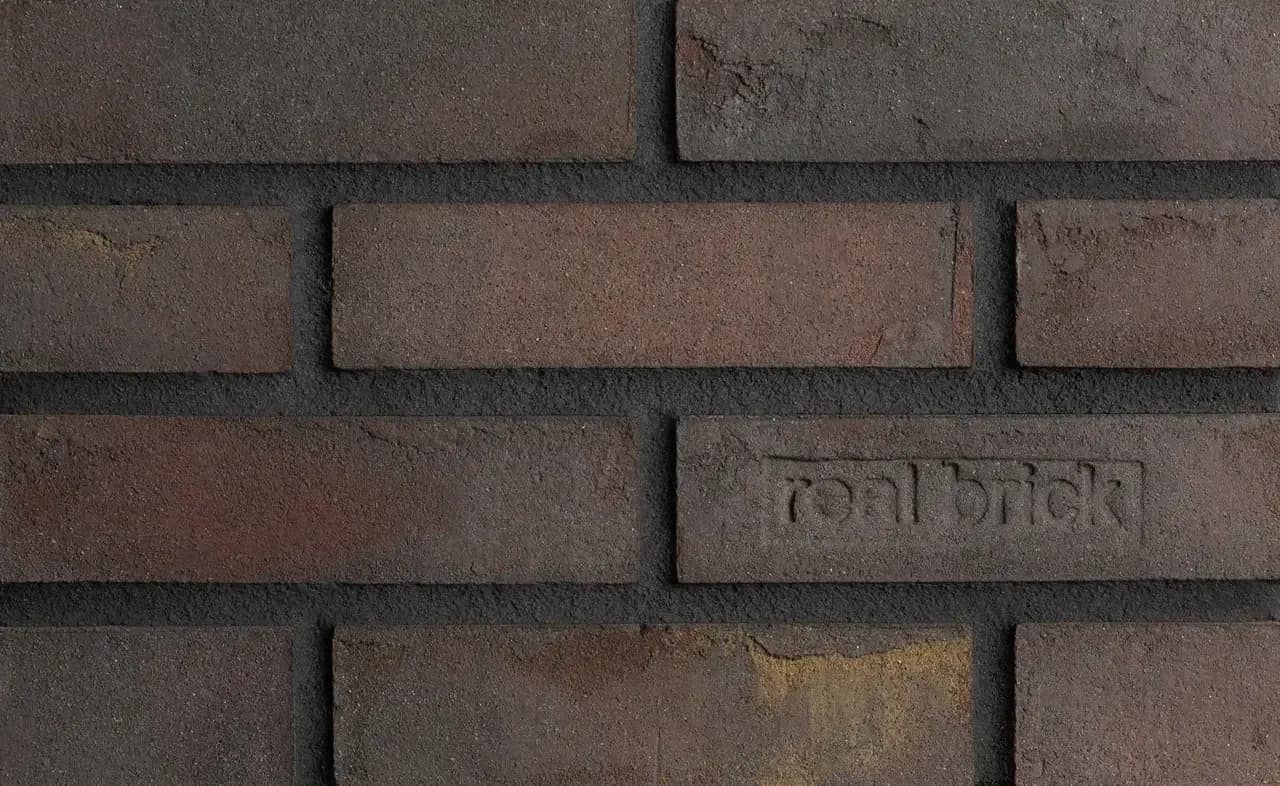 Плитка ручной формовки черный магнезит, 250×65×20 мм