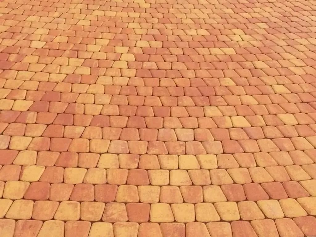 Тротуарная плитка Классико круговая, Color Mix Рассвет, 60 мм, фото 4