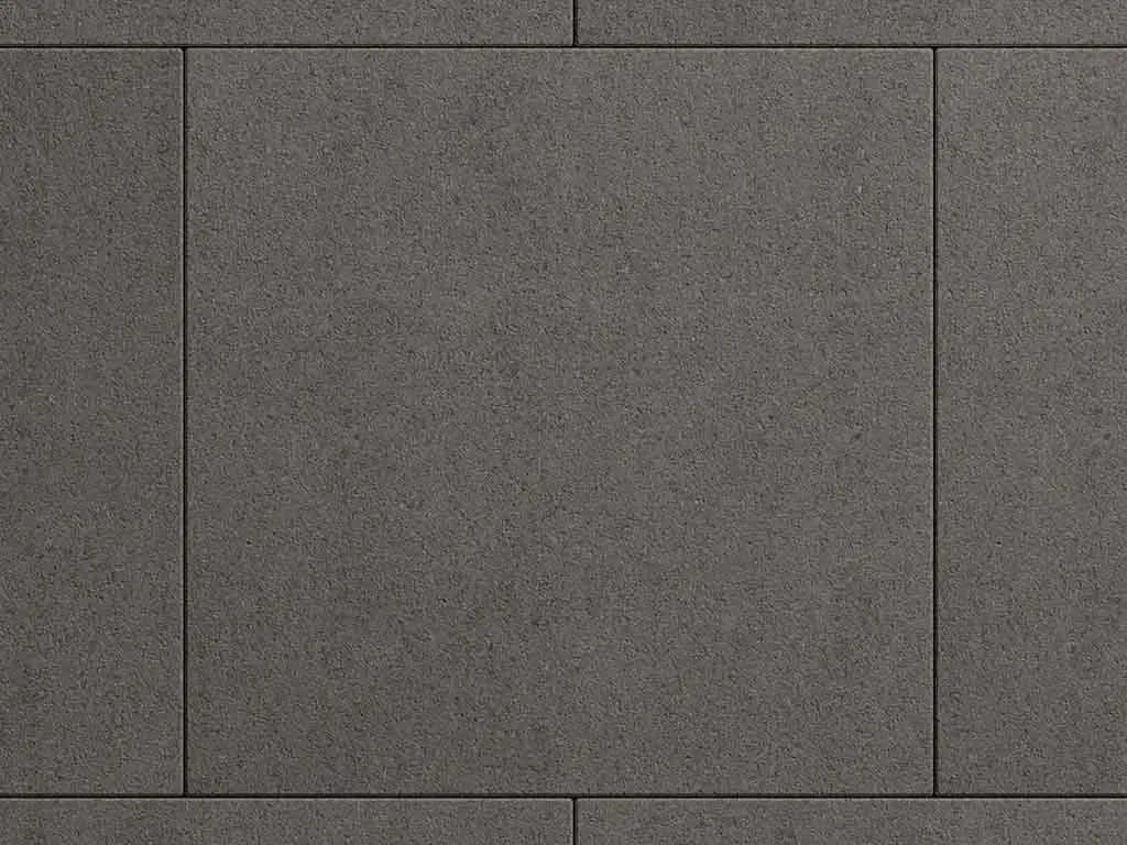 Тротуарная плитка Квадрат 600×600 мм, Черный, стандарт на белом, фото 4