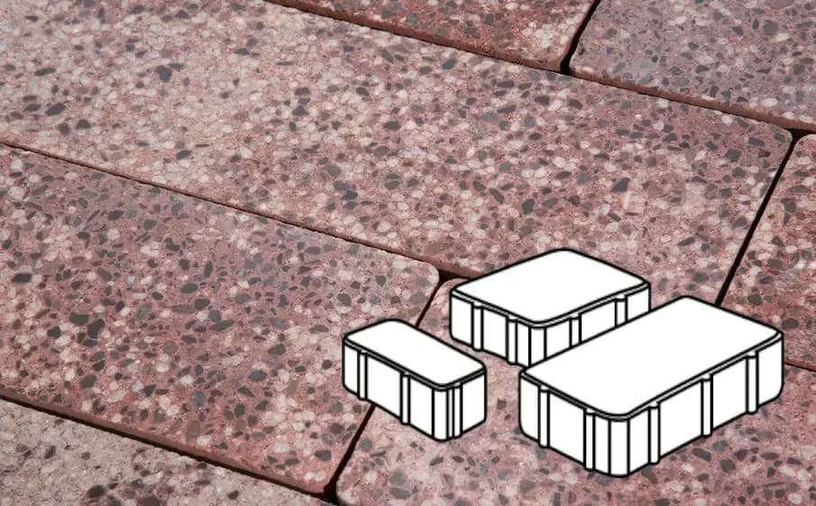 Тротуарная плитка Новый город 260×160; 160×160; 100×160 мм, Гранит Сити Fino, фото 4