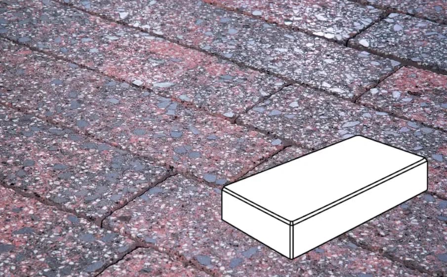 Тротуарная плитка Картано 300×150×100 мм, Гранит Сити Finerro, фото 2