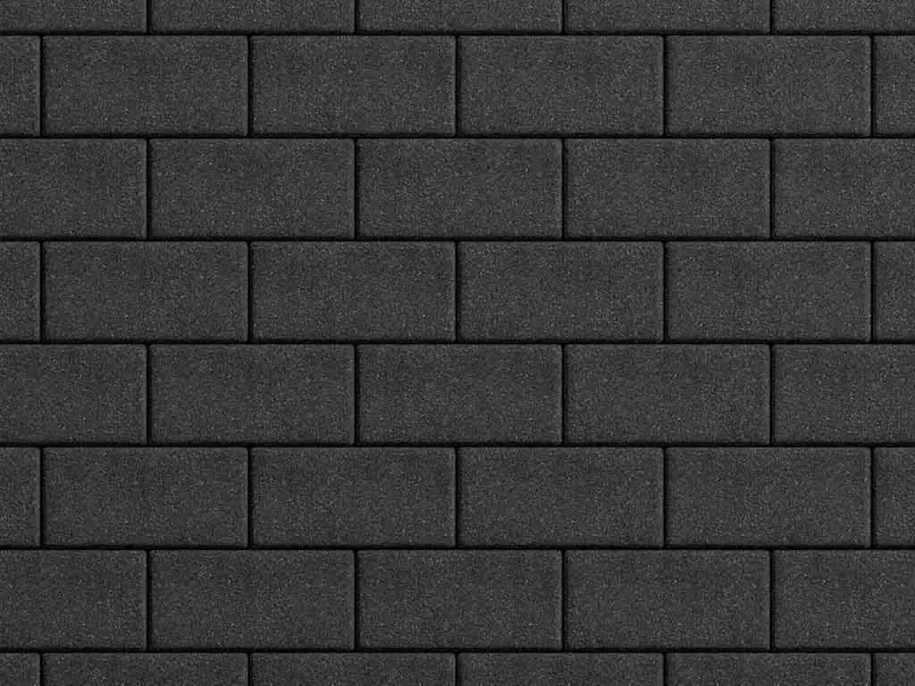 Тротуарная плитка Прямоугольник 100×200 мм, Стоунмикс белый, оттенок с чёрным, оттенок черный, фото 4