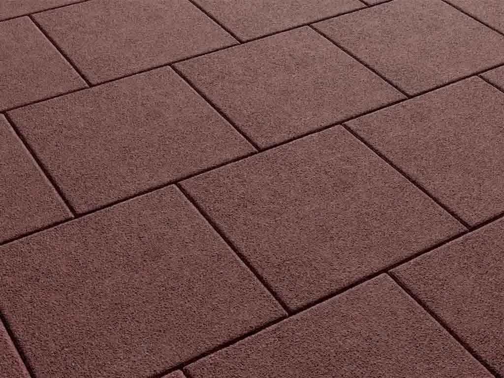 Тротуарная плитка Квадрат 300×300 мм, Красный, гранит на белом, фото 7