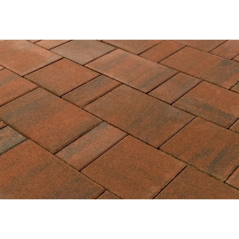 Тротуарная плитка Старый город Ландхаус, Color Mix Закат, 80 мм, фото 3