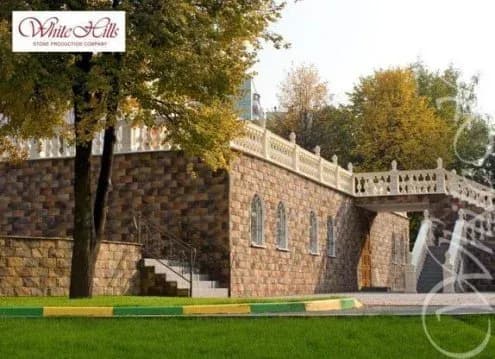 Искусственный камень Шеффилд 435-40, коричневый, фото 3
